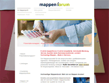 Tablet Screenshot of mappenforum.de